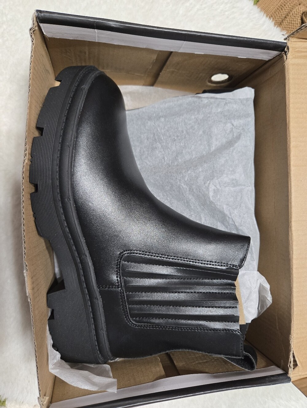 Ready Salted Black Moto Heeled Booties NIB Size: 9
